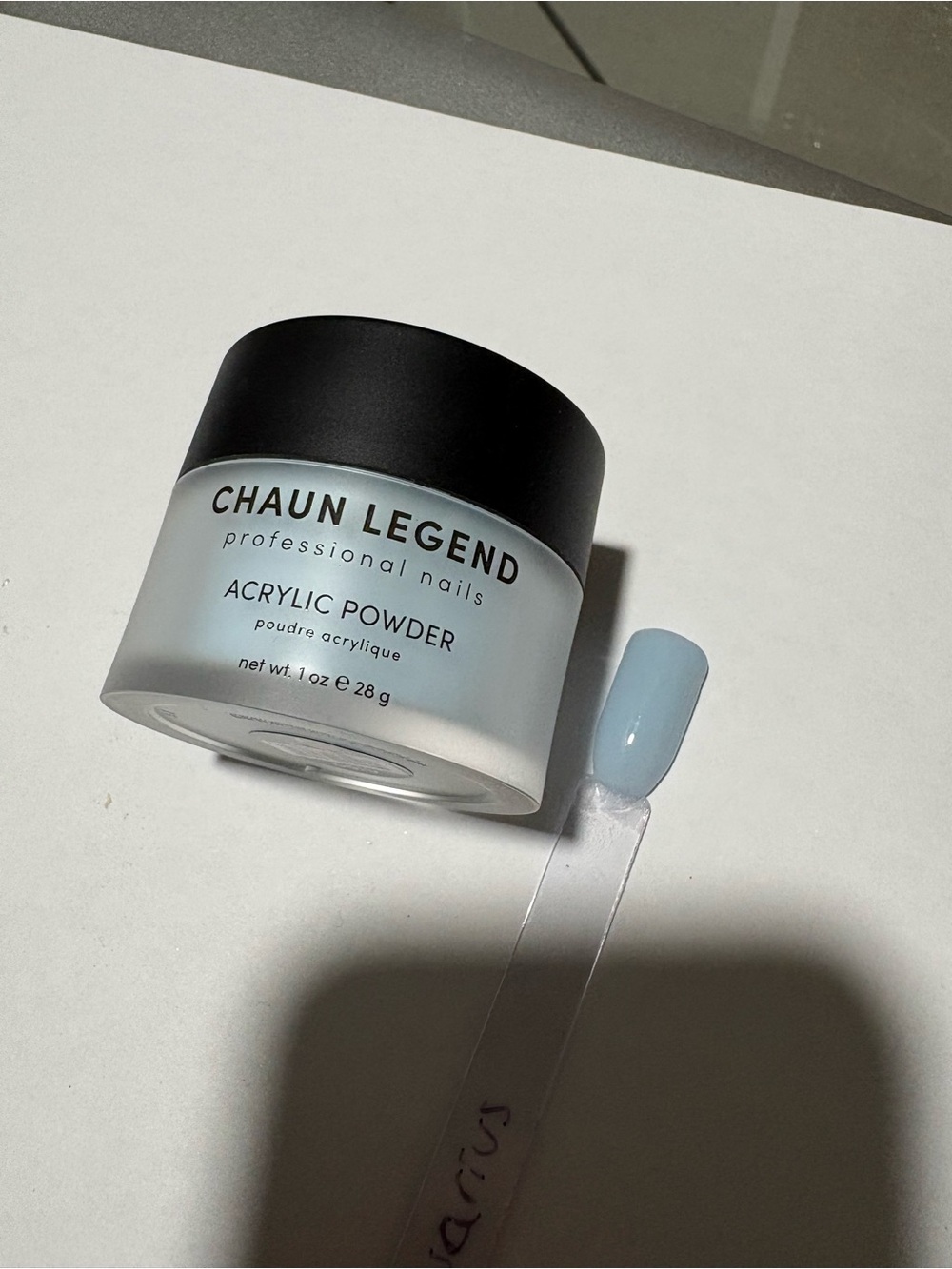 Chaun Legend Aquarius light blue dip nail powder